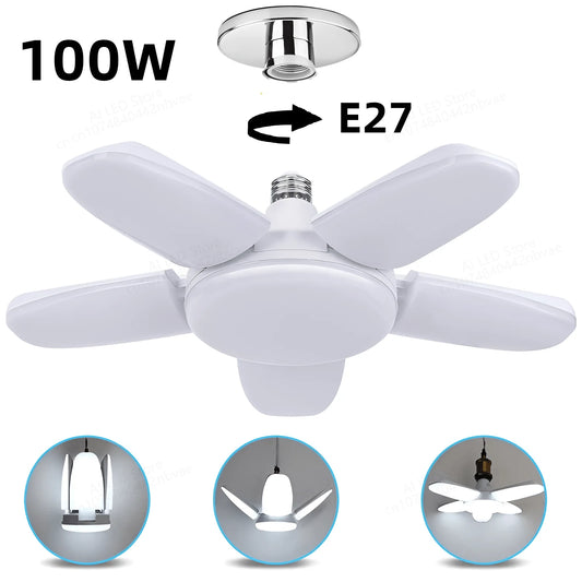 LED Bulb Fan Blade Lamp