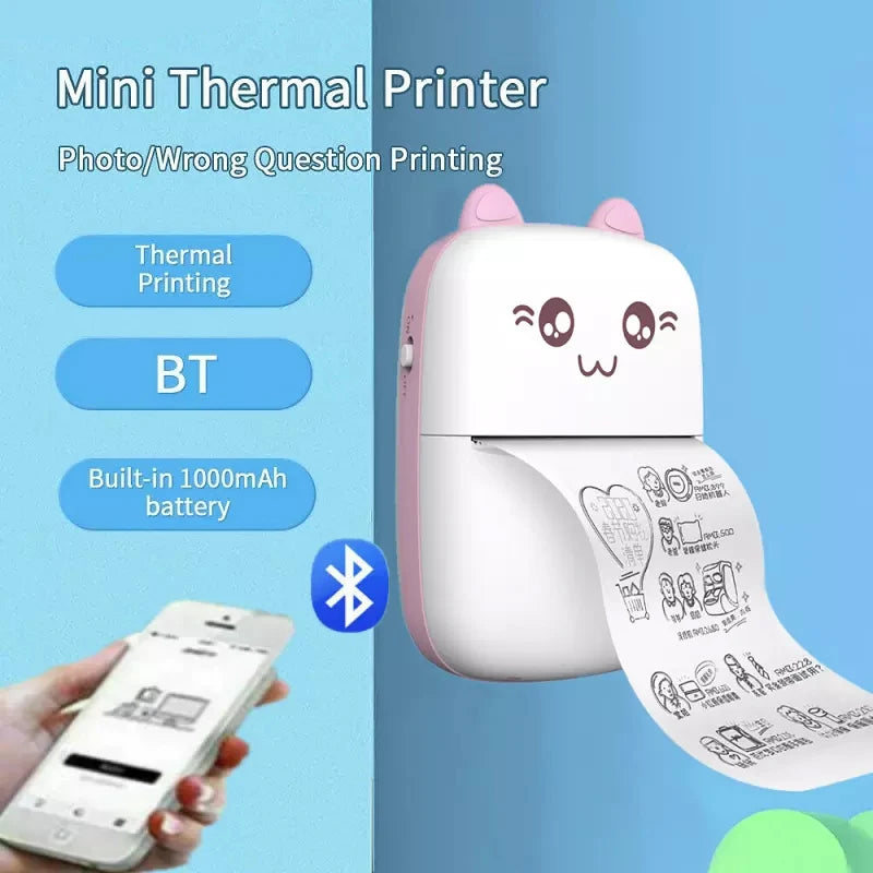 Portable Thermal Printer MINI Wirelessly