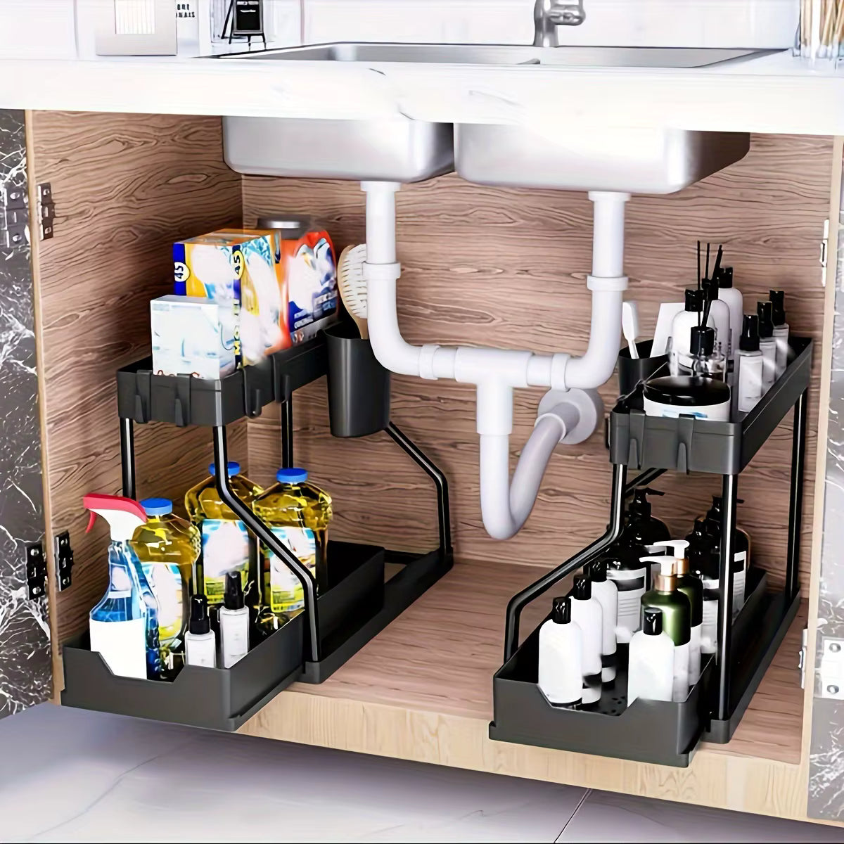 Premium Pull-out-organizer for kitchen & bath