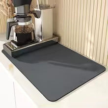 Large Absorbent Kitchen Drying Mat – Quick Dry Dish Pad for Counter & Coffee Bar